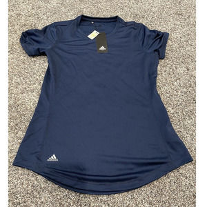 Adidas SPF 50 Women’s Blue T Shirt Active Wear Small Polyester R3